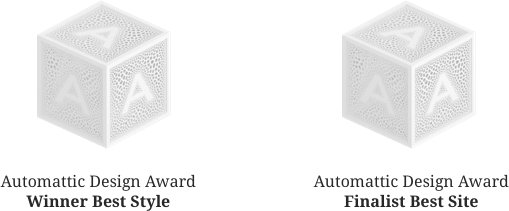 Automattic Awards Best Style en Best Site