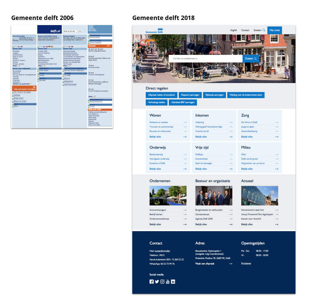 afbeelding Gemeente Delft redesign