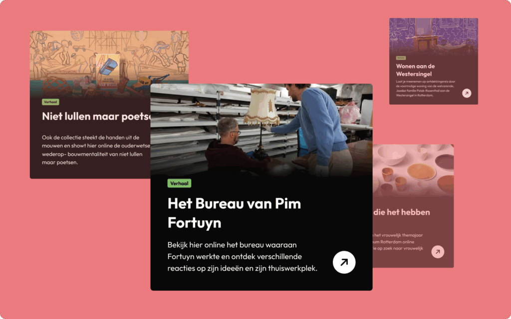 Diverse verhalen van de website van Museum Rotterdam